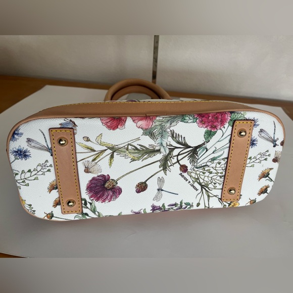 Dooney & Bourke Botanical Floral Satchel NWOT - Picture 5 of 8